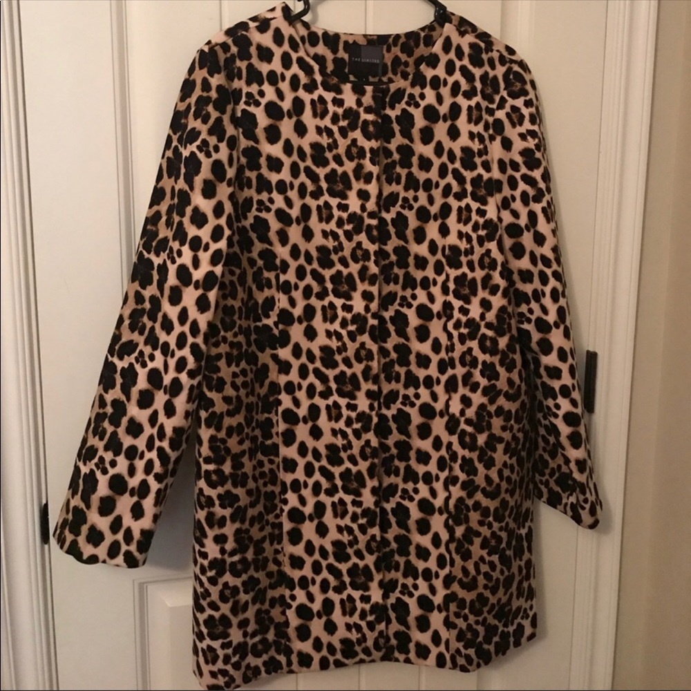 Leopard Coat EUC
